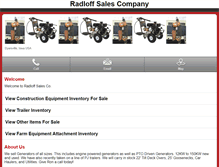 Tablet Screenshot of m.radloffsales.com